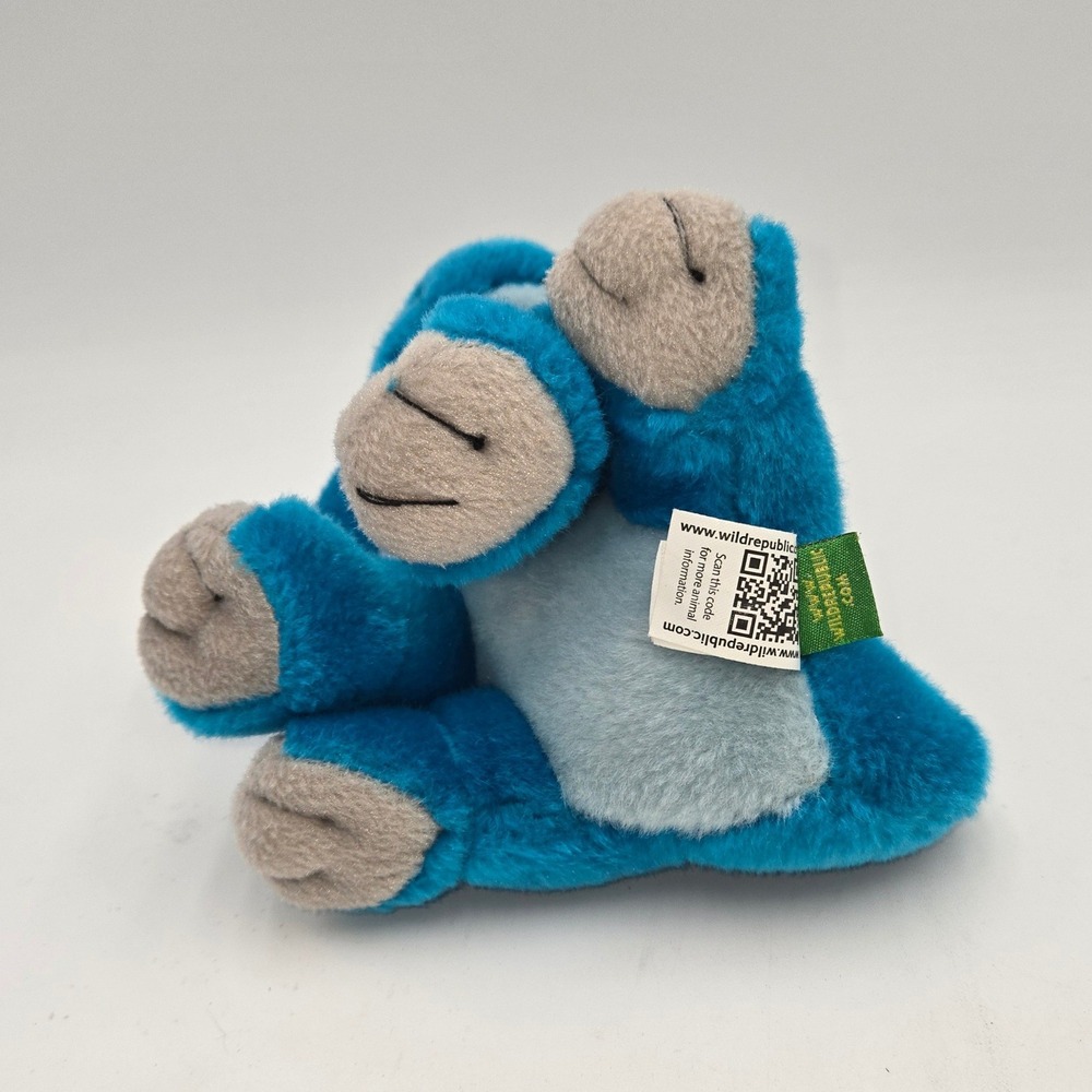Wild Republic‎ Blue Triceratops Plush Dinosaur Stuffed Animal 2016 KM Intl - Picture 5 of 12